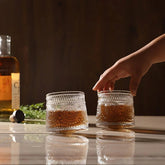 Embossed Revolving Glass